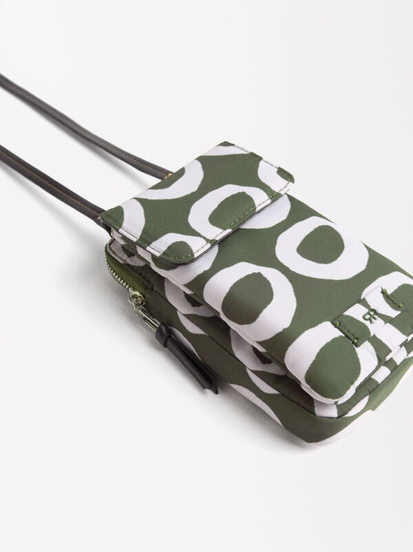 Printed nylon phone bag