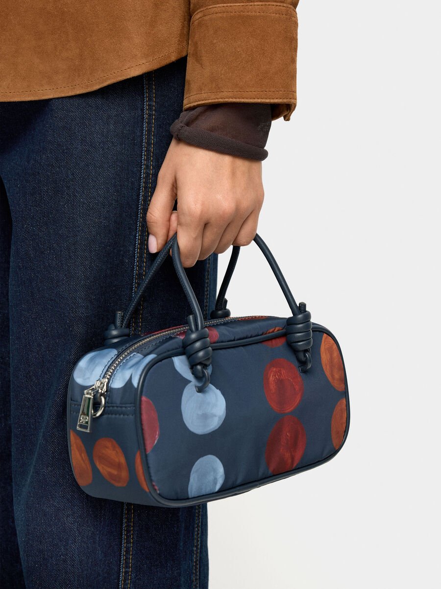 Bolso bowling de nylon