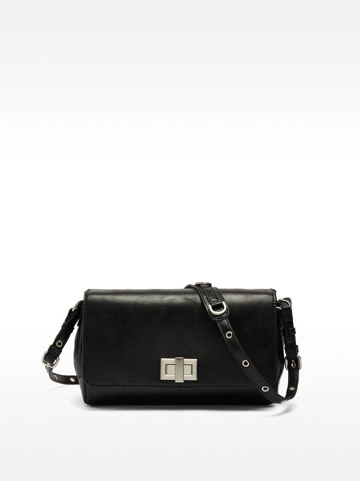 Crossbody bag with flap