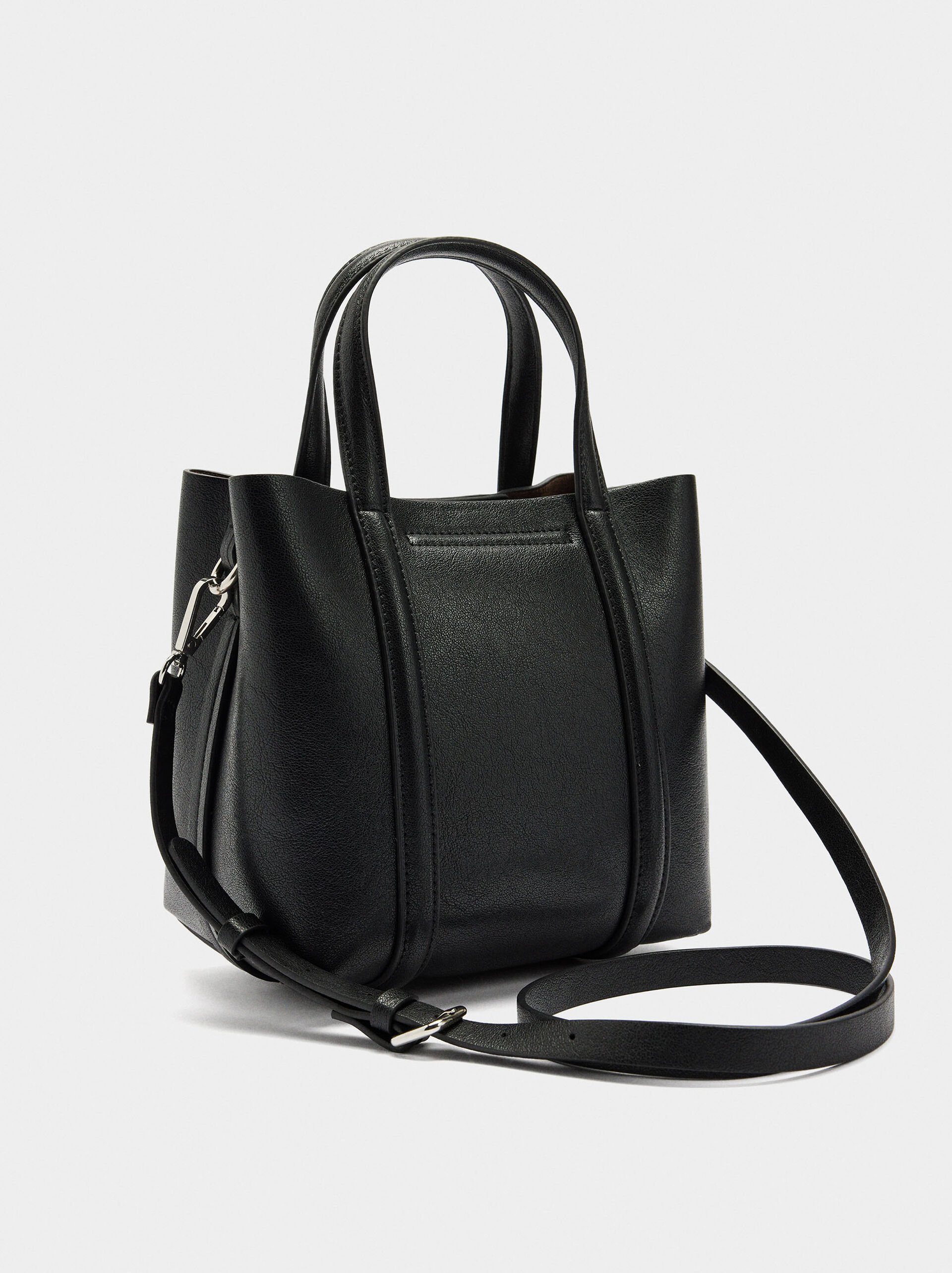 Tote bag with crossbody strap S image number 3.0