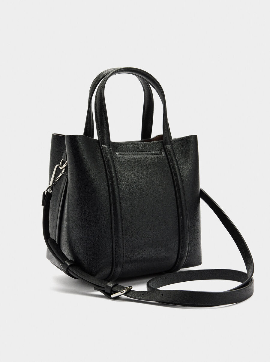 Bolso tote con bandolera S