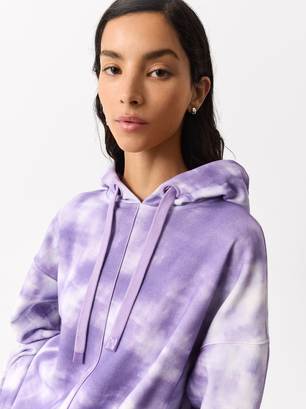Online Exclusive - Cotton Sweatshirt, Violet, hi-res
