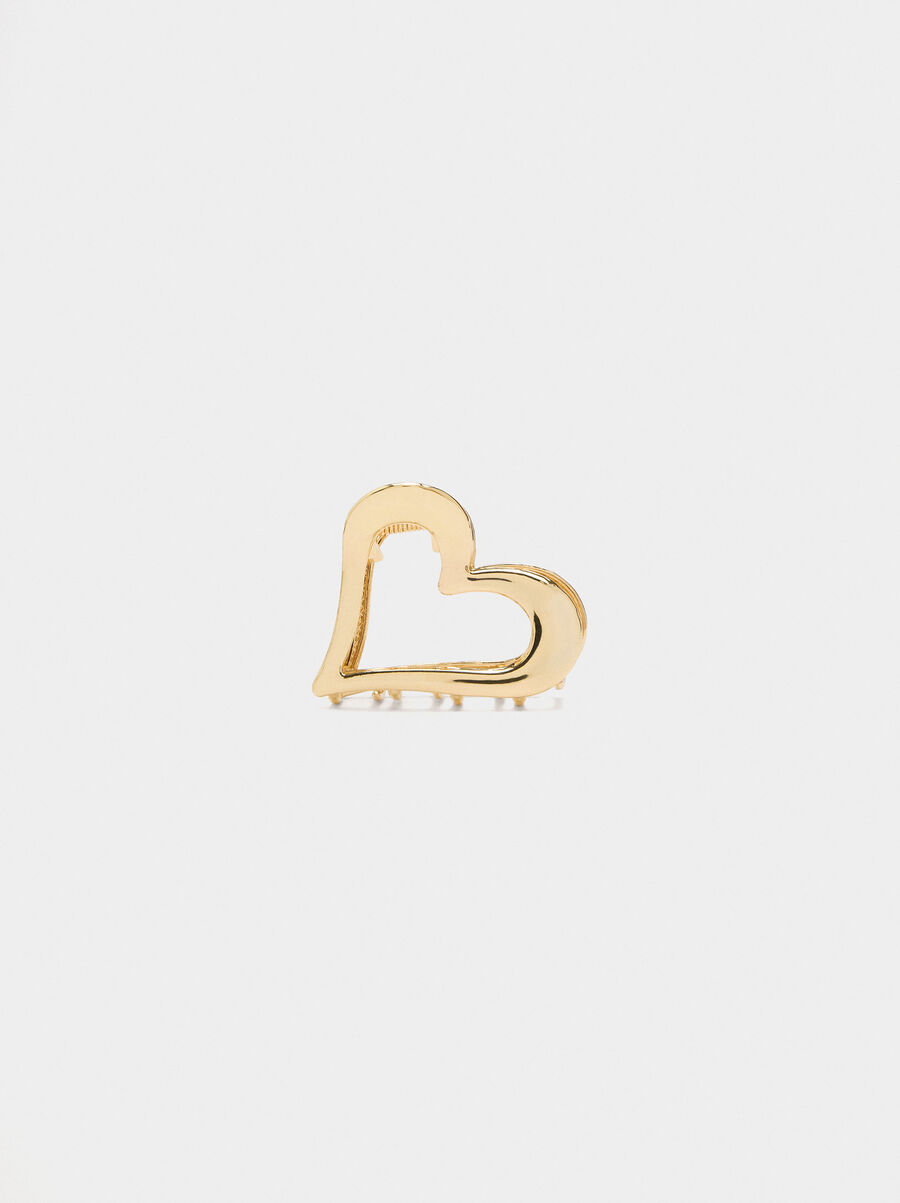 Heart hair claw