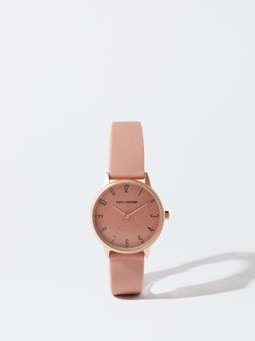Watch With Silicone Strap