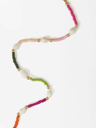 Bracelet With Shell Beads, Multicolor, hi-res