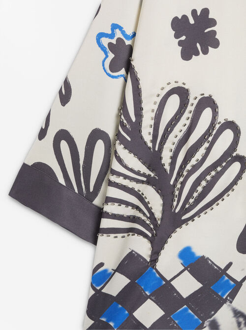 Quimono con estampado