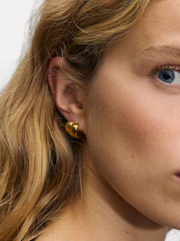 Large hoops - stainless steel