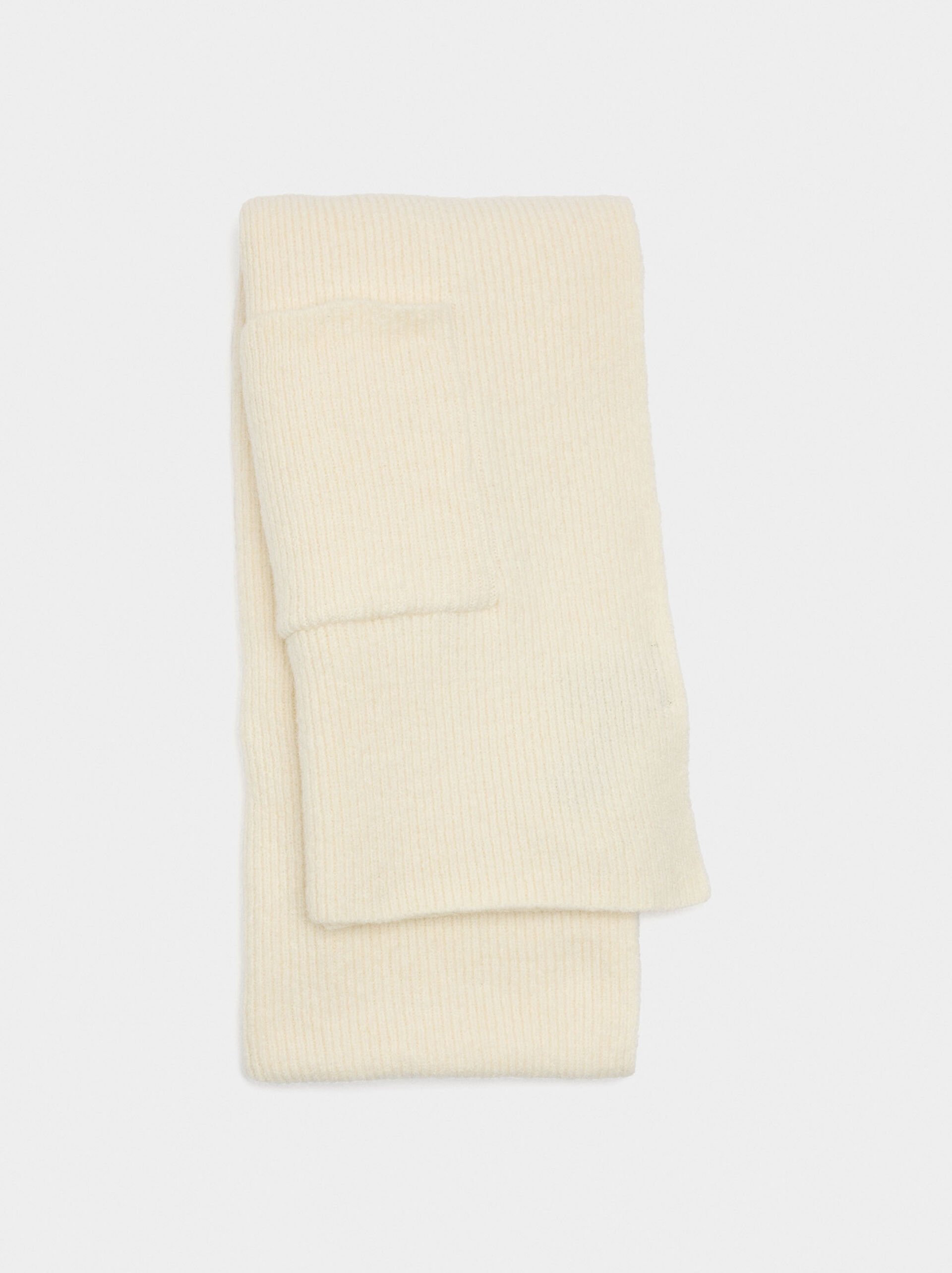 Écharpe avec côtelé lisse image number 0.0