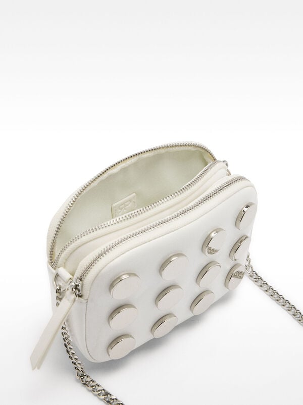 Crossbody bag metallic details