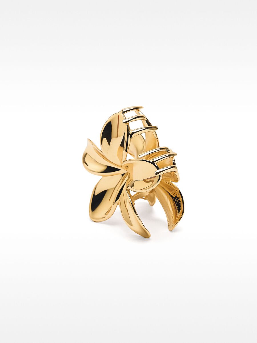 Flower hair claw