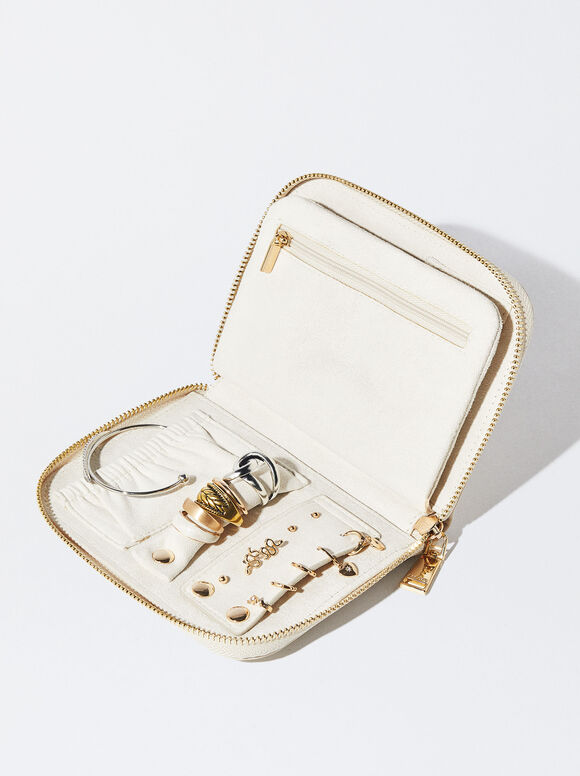Jewellery Box, Beige, hi-res