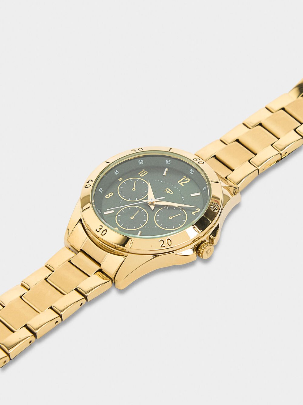 Watch with stainless steel wristband
