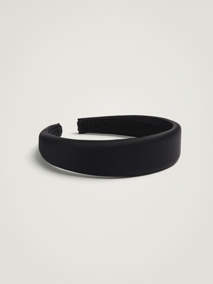 Long Headband, Black, hi-res