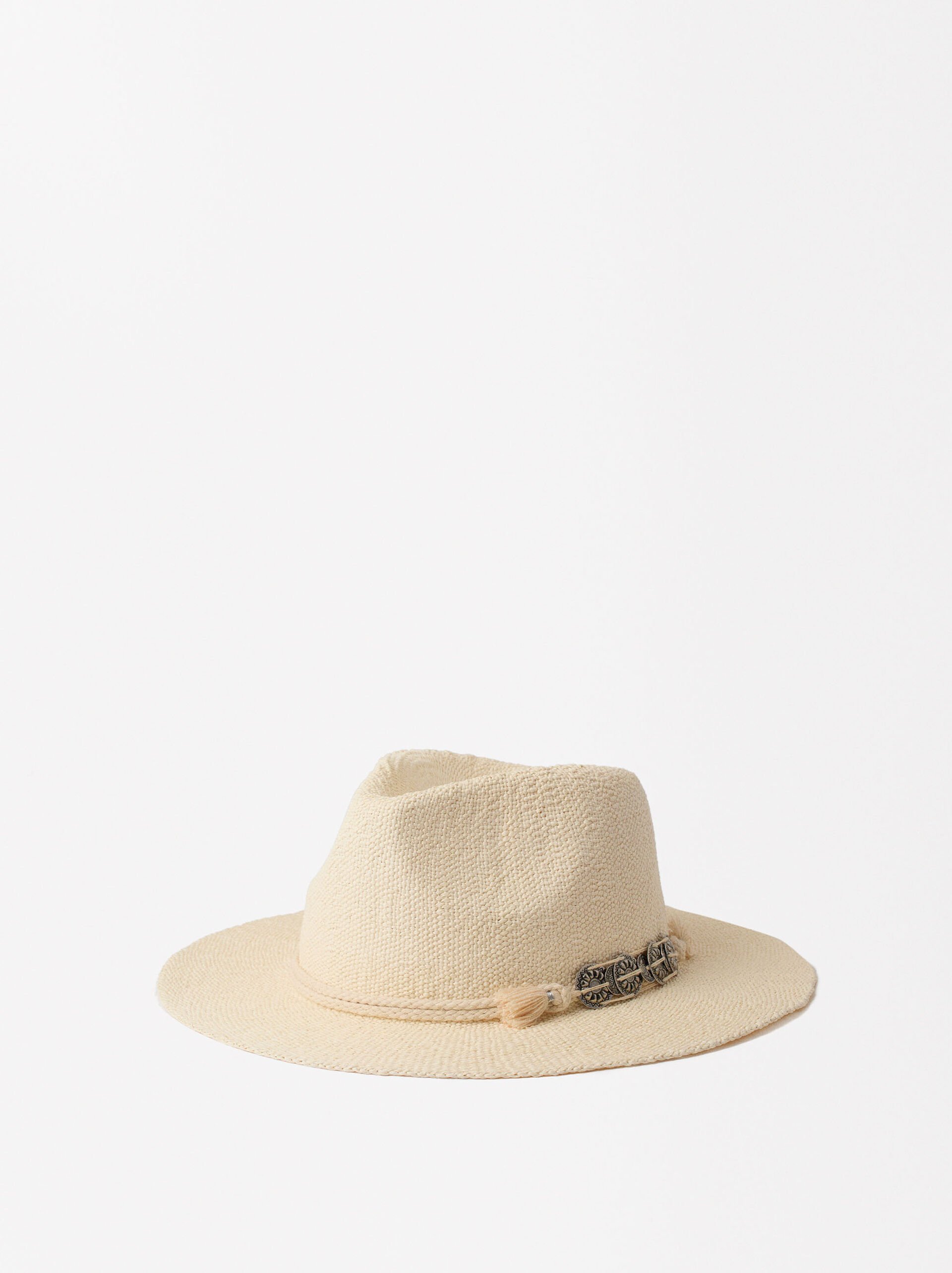 Straw-effect hat image number 0.0