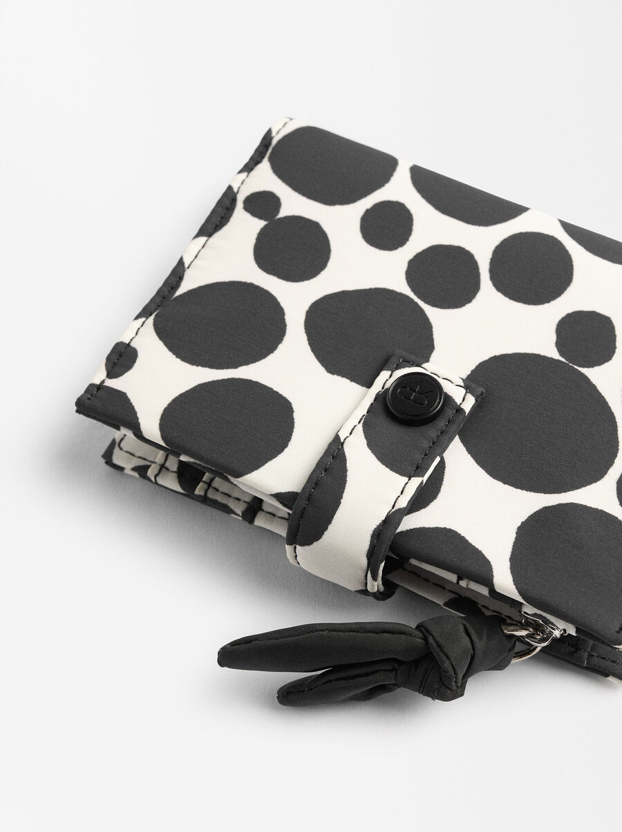 Printed nylon wallet
