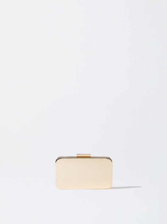Golden Party Clutch, Golden, hi-res