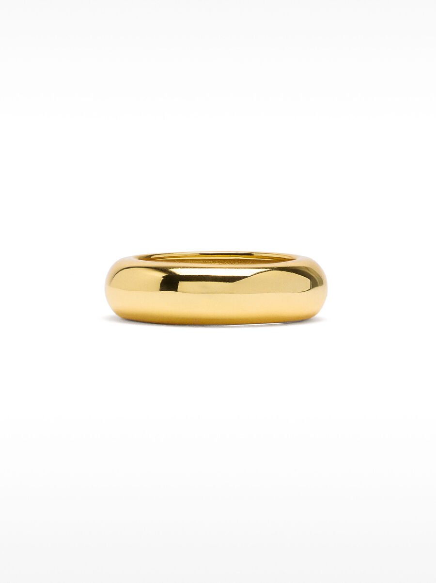 Smooth rounded ring - 925 sterling silver