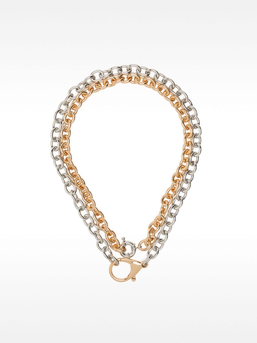 Set of necklaces with bicolor