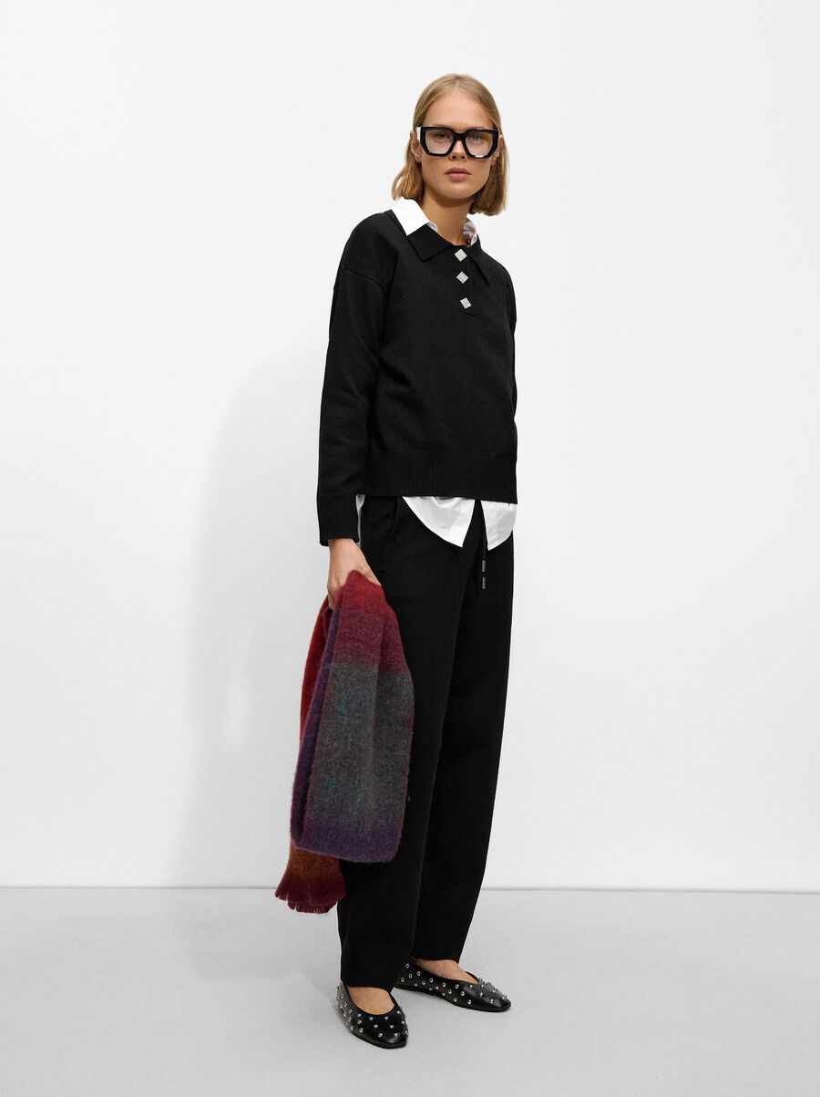 Pullover mit Wolle