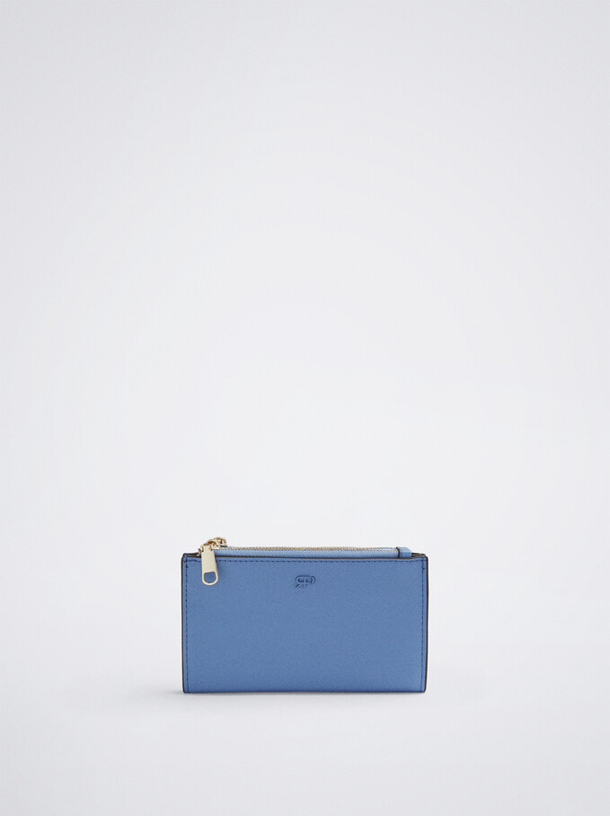 Basic Wallet, Blue, hi-res