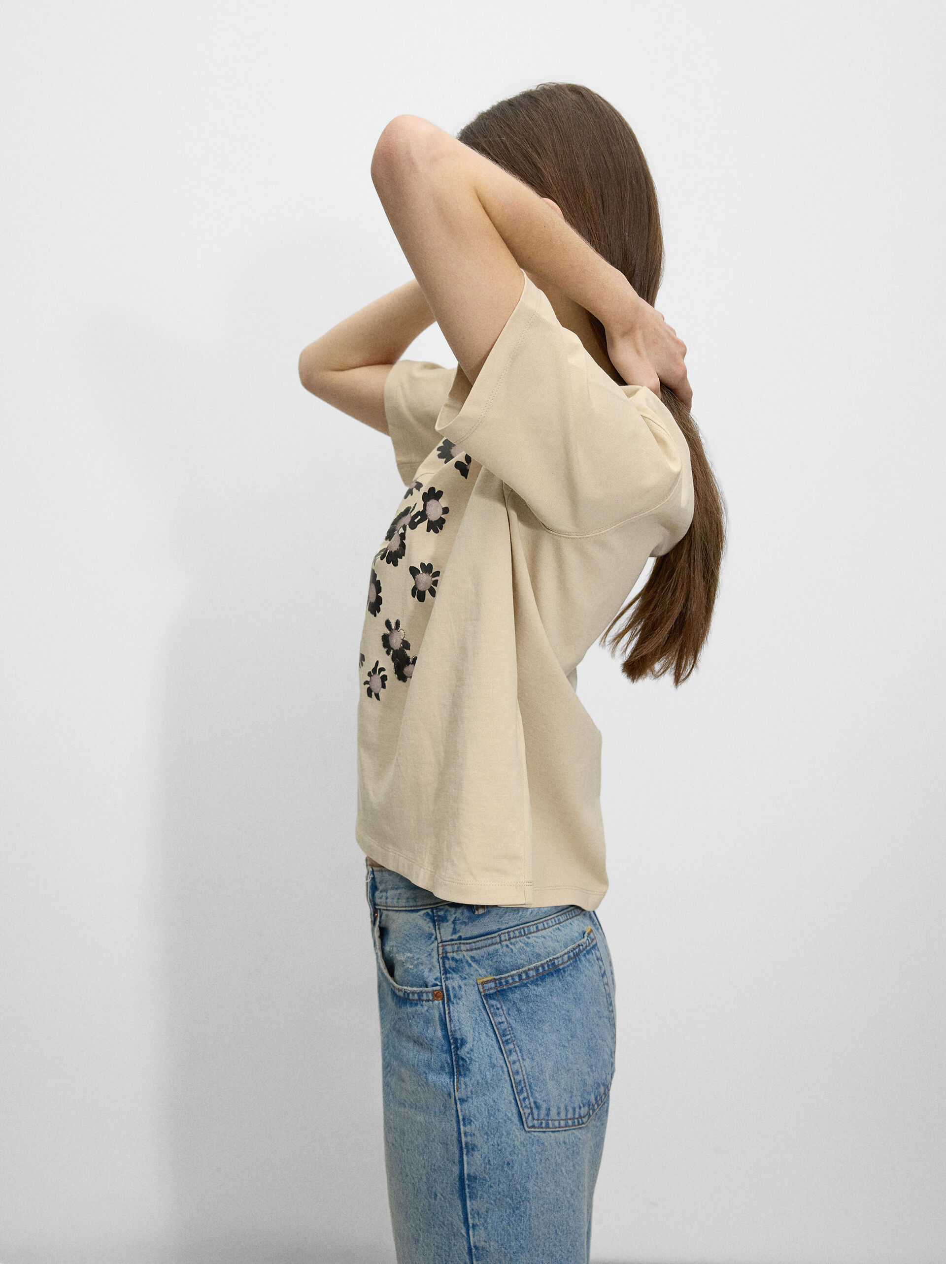 Printed cotton t-shirt image number 3.0