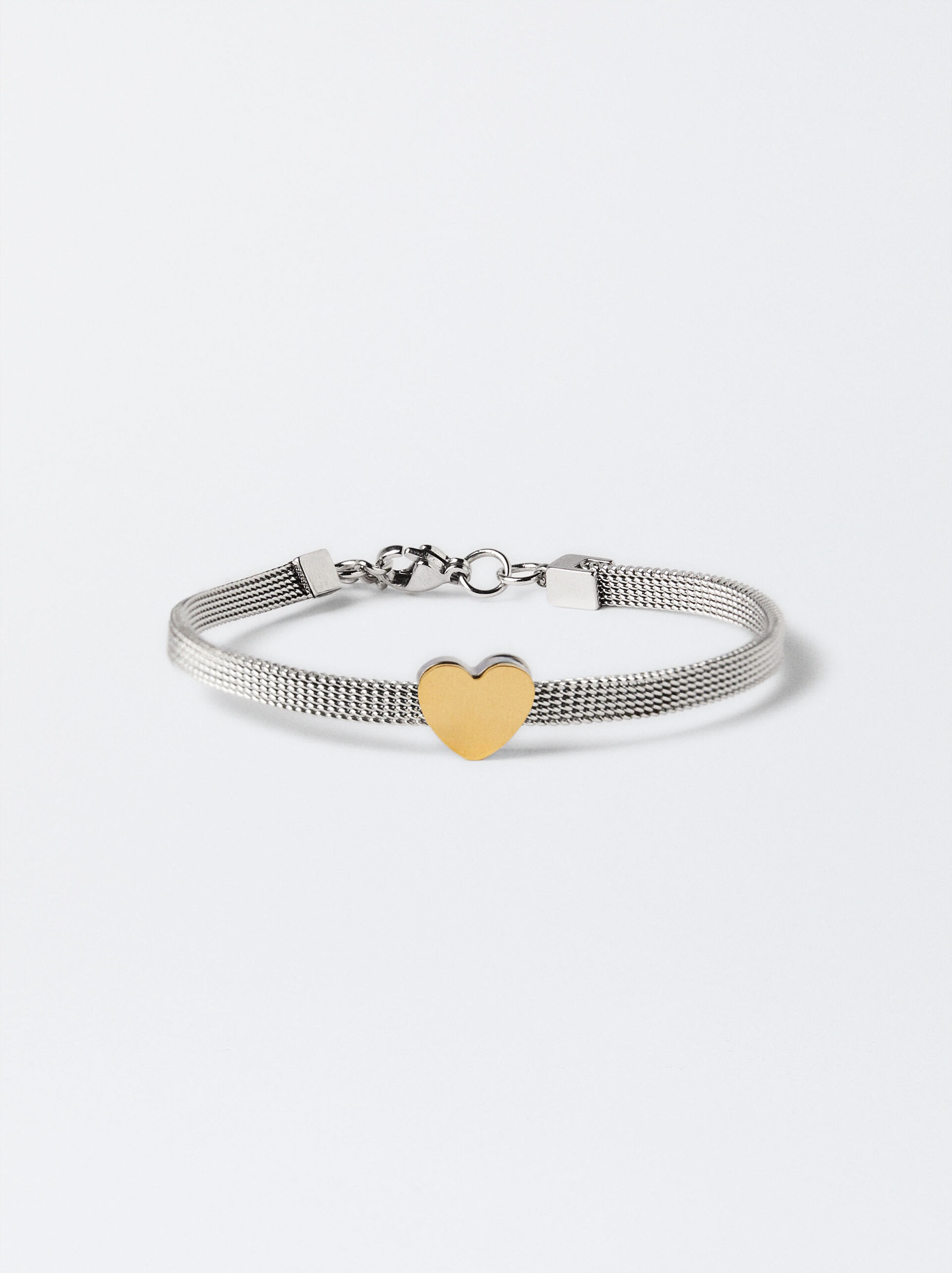 Stainless Steel Heart Bracelet image number 0.0