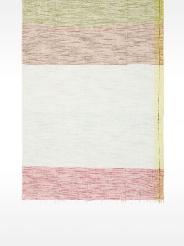 Cotton pashmina with fringes