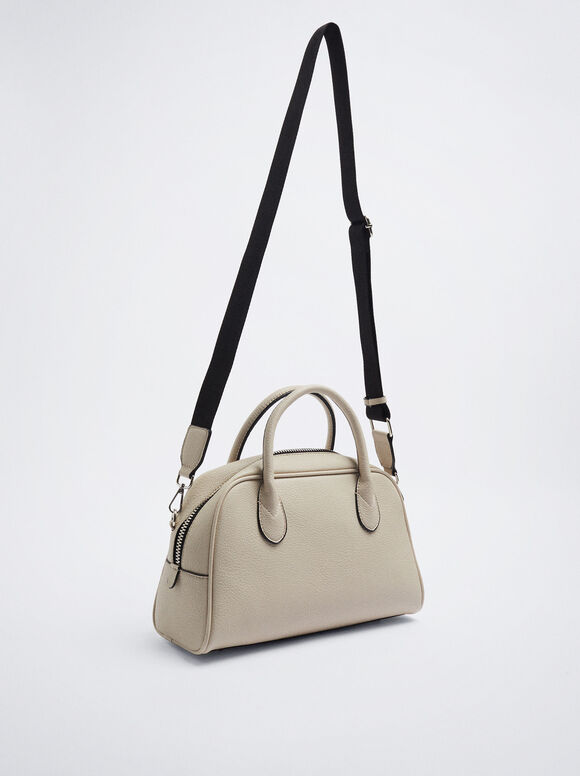 Basic Tote Bag, Ecru, hi-res