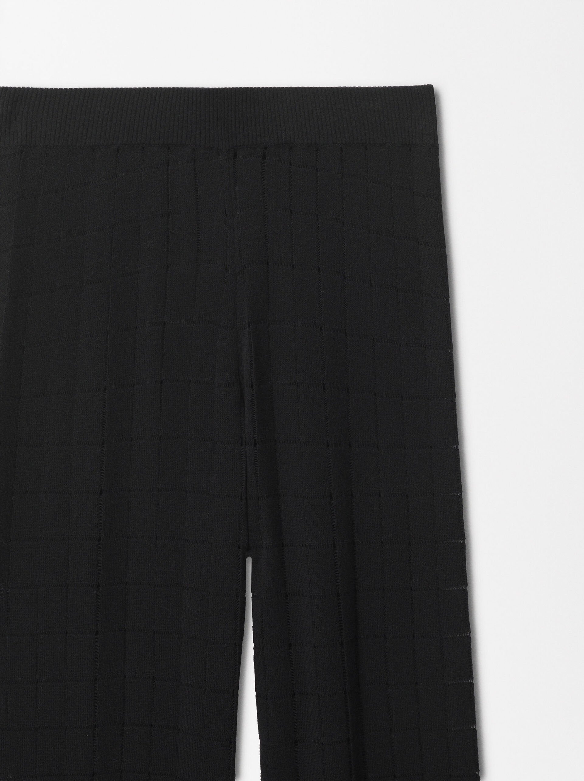 Pointelle Knit Trousers