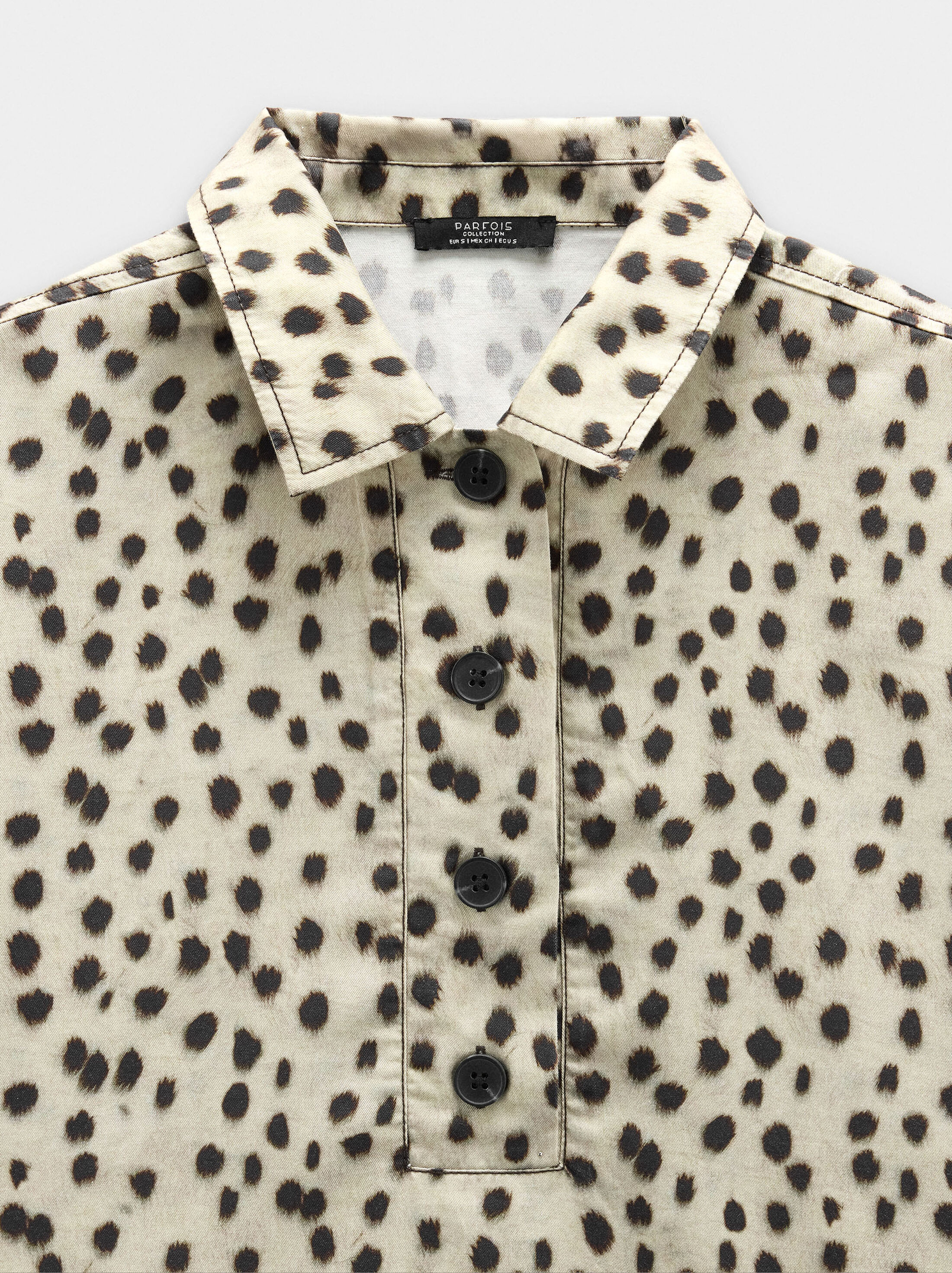 Camisa d’estampat animal 100% lyocell image number 6.0