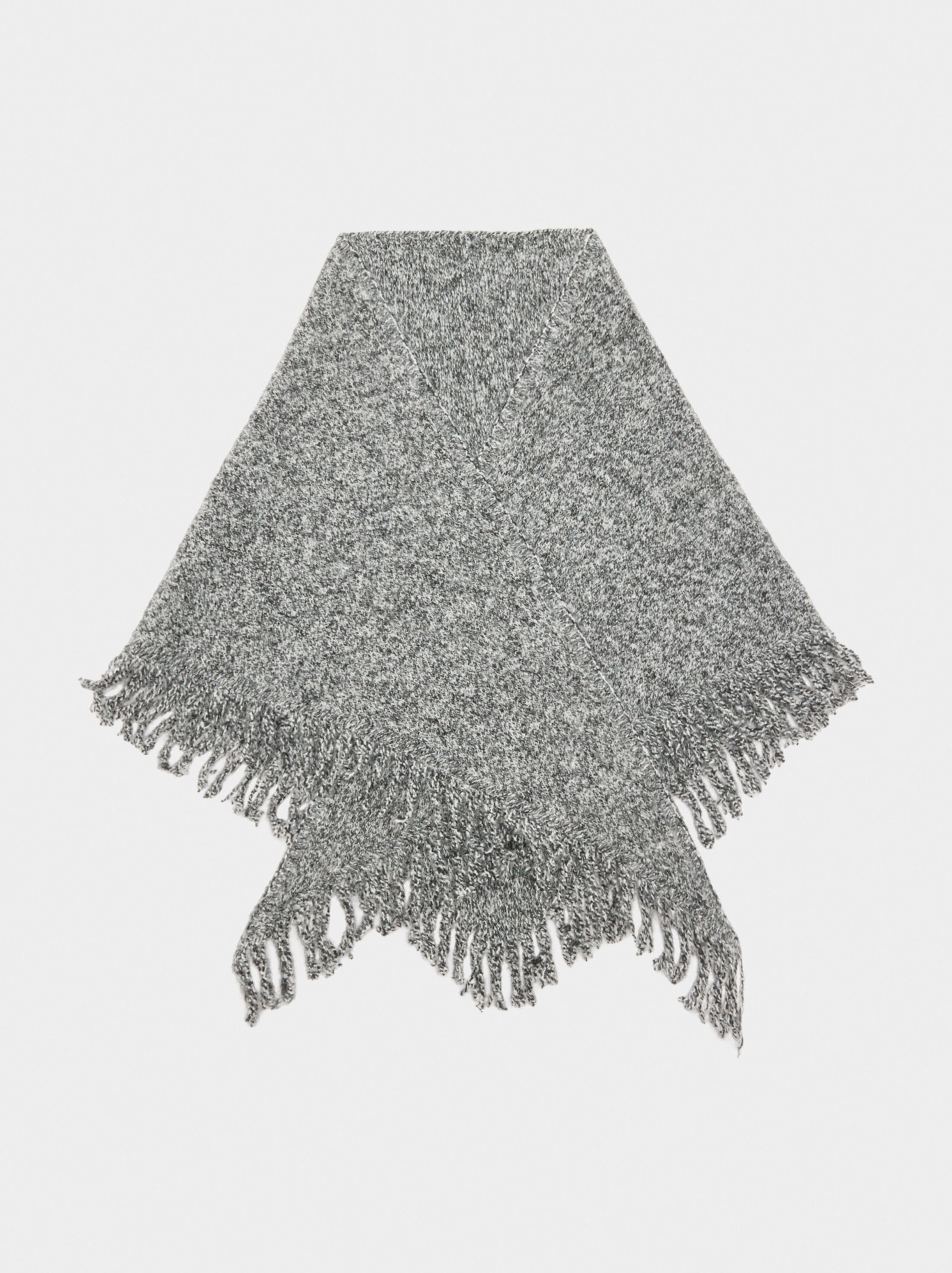 Shawl with fringes image number 0.0