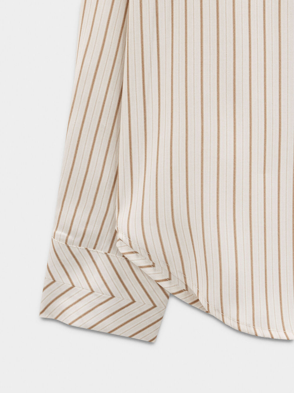 Striped long-sleeve shirt