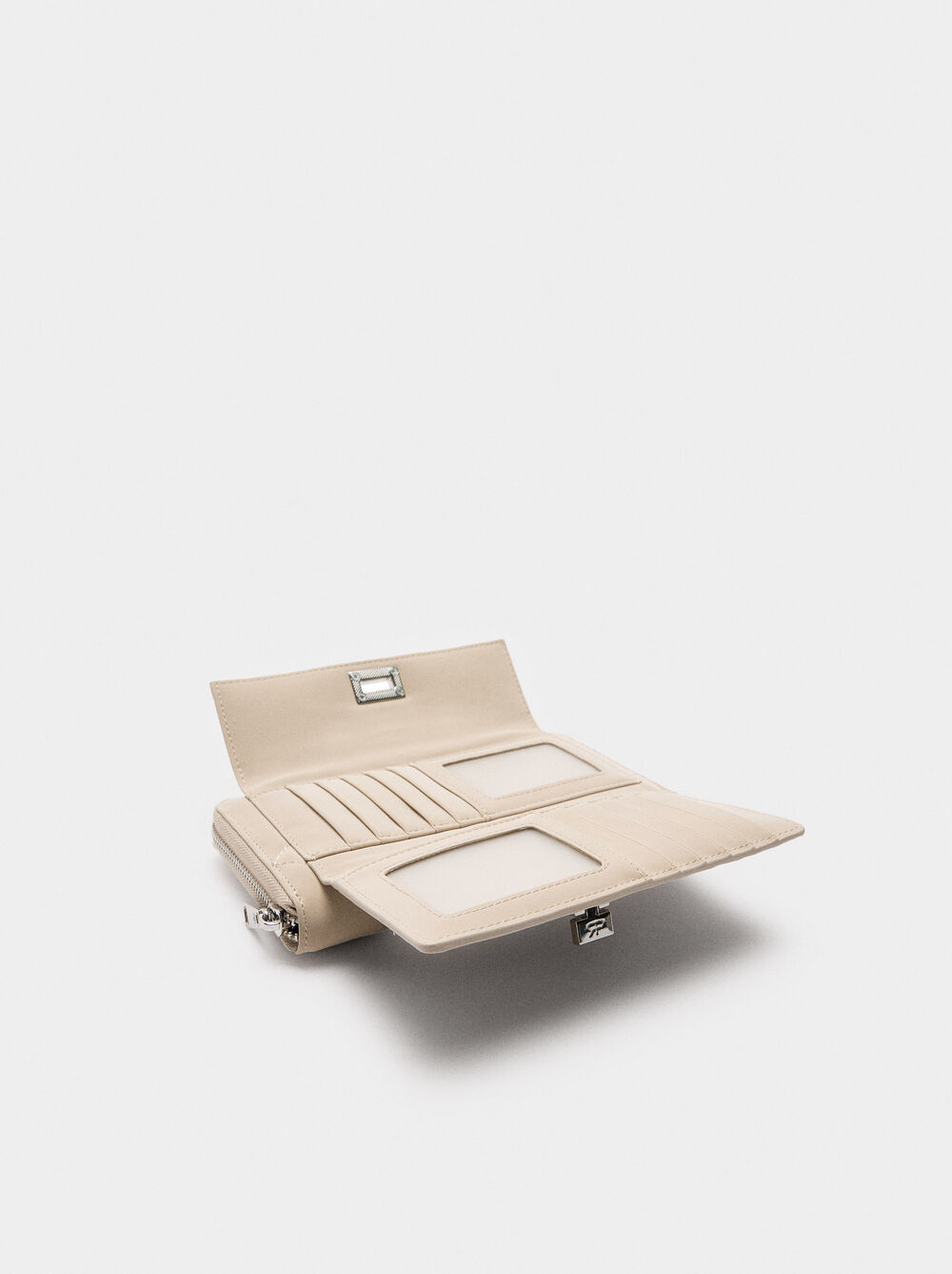 Padded wallet with soft texture