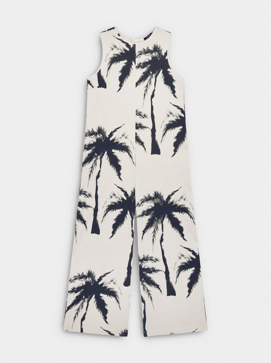 Printed jumpsuit 100% cotton