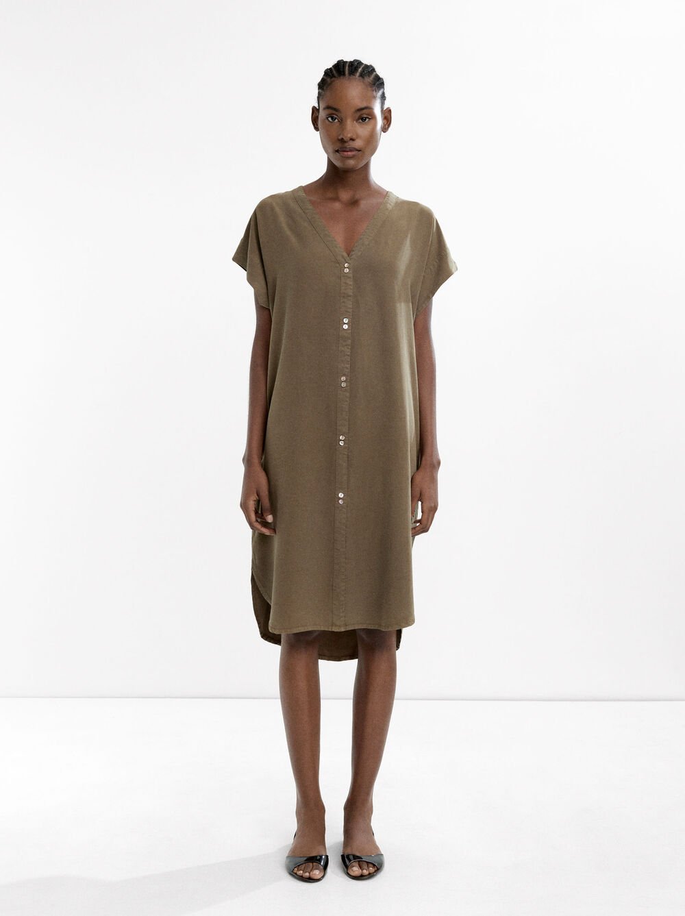 Vestit curt 100% lyocell