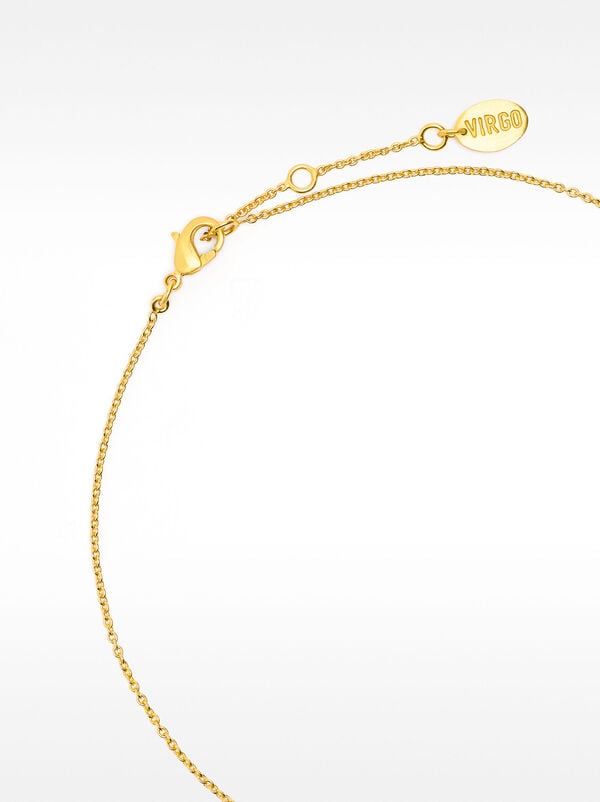 VIRGO zodiac necklace 18k gold plated