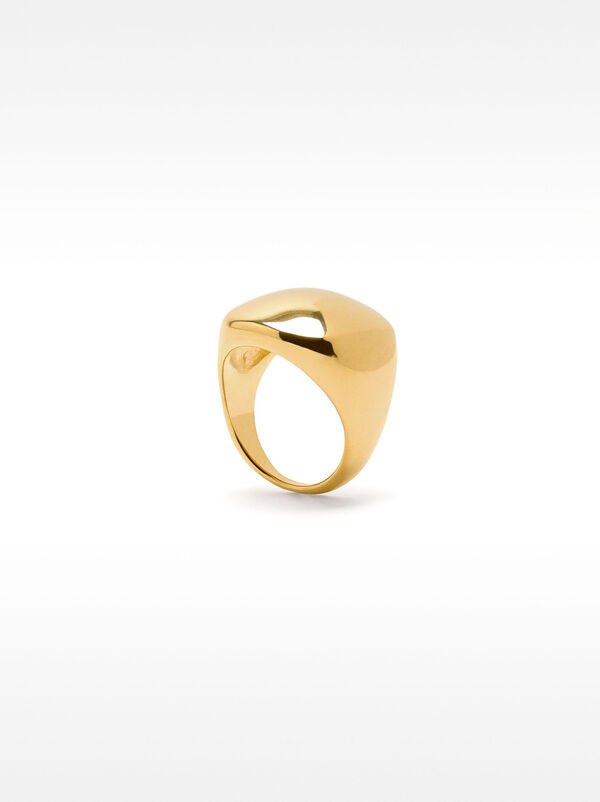 Wide smooth ring – stainless steel