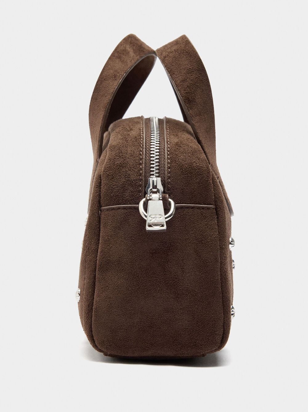 Tote bag with metallic details