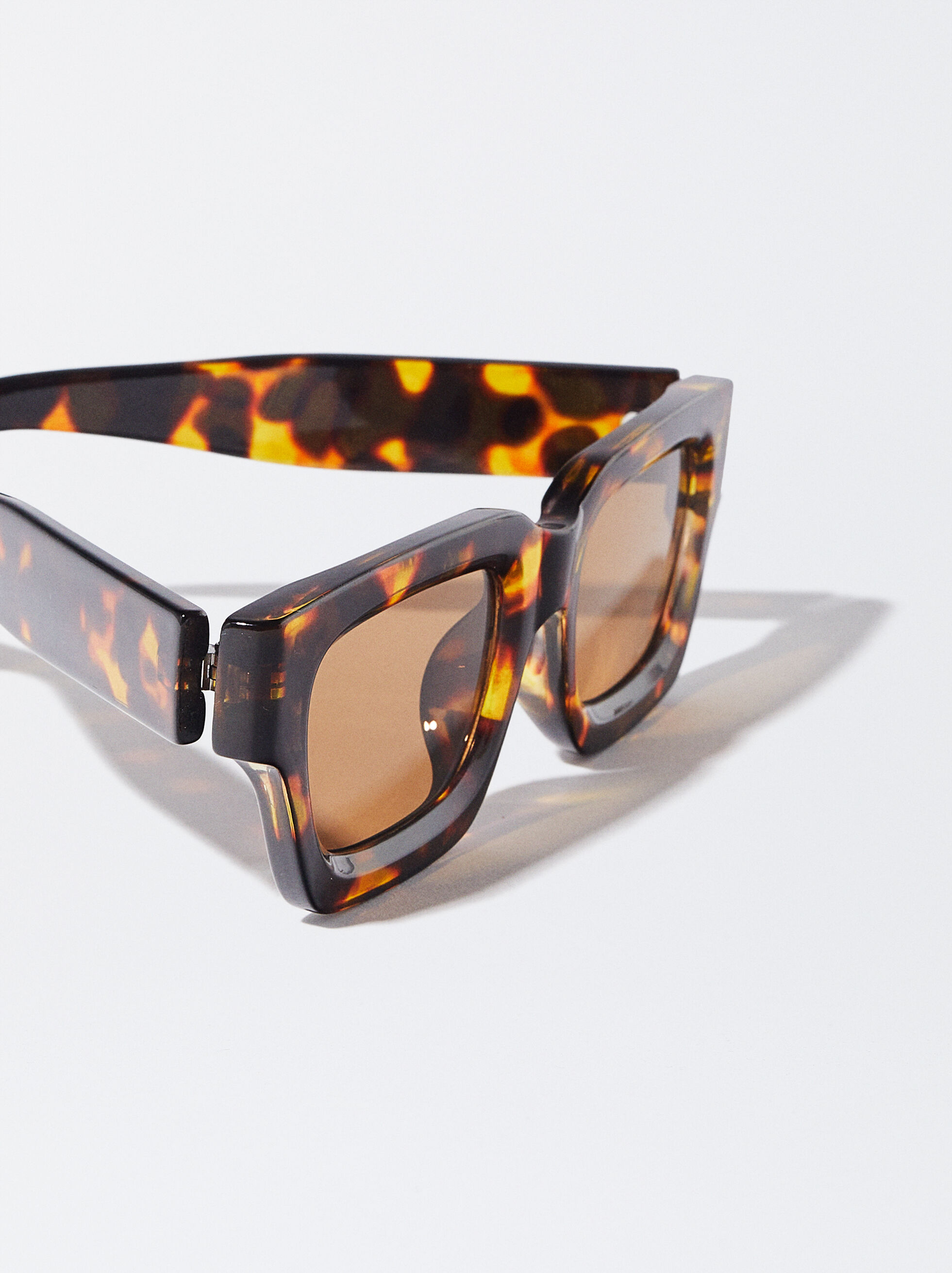 Black square sale frame sunglasses