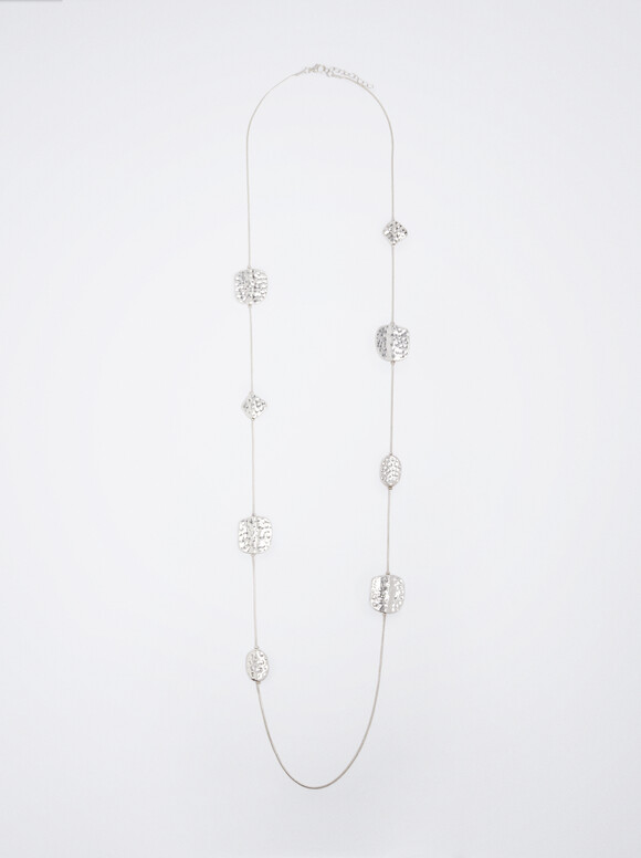 Collier Long Doré, Argent, hi-res