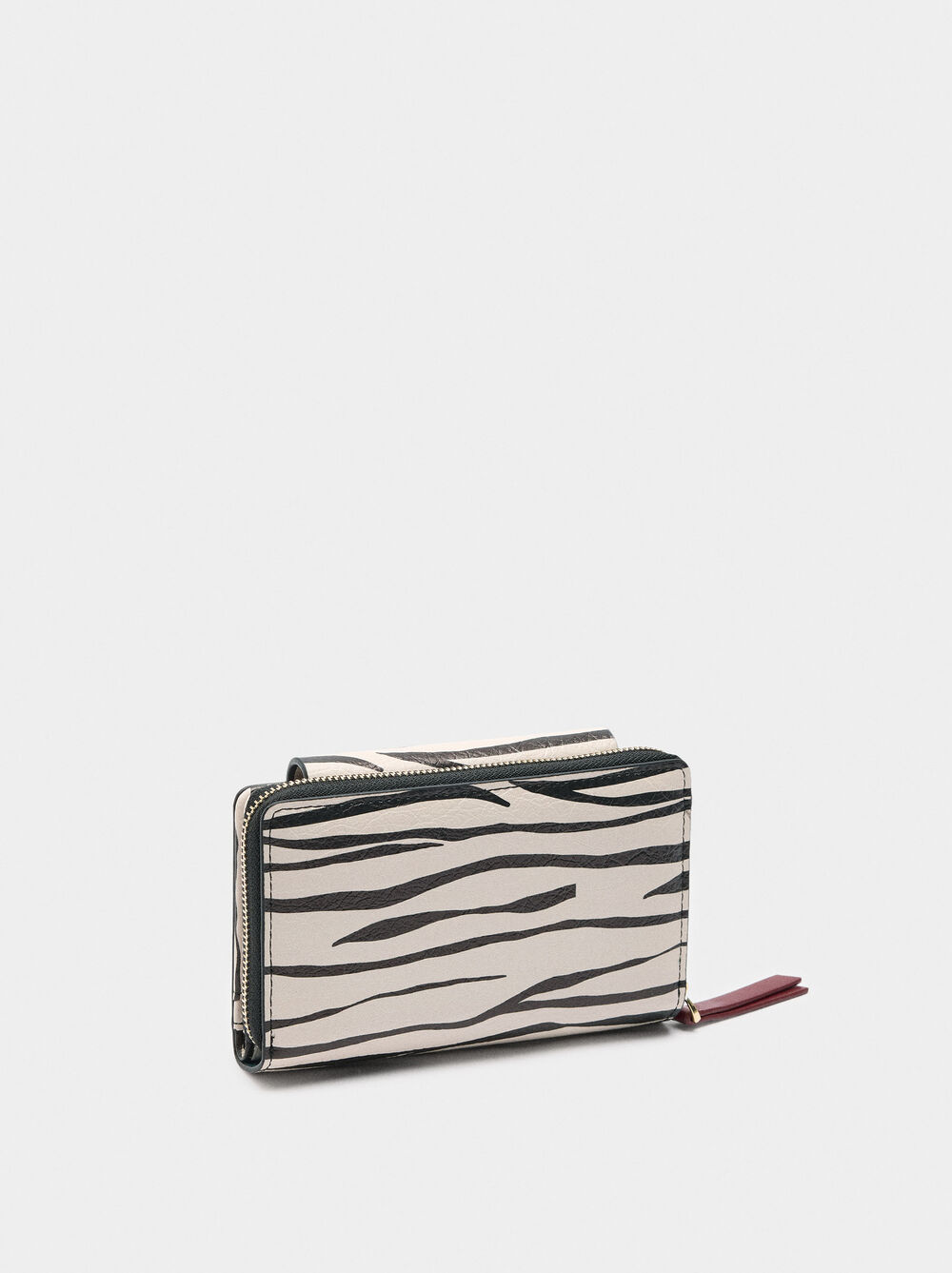Printed animal wallet M