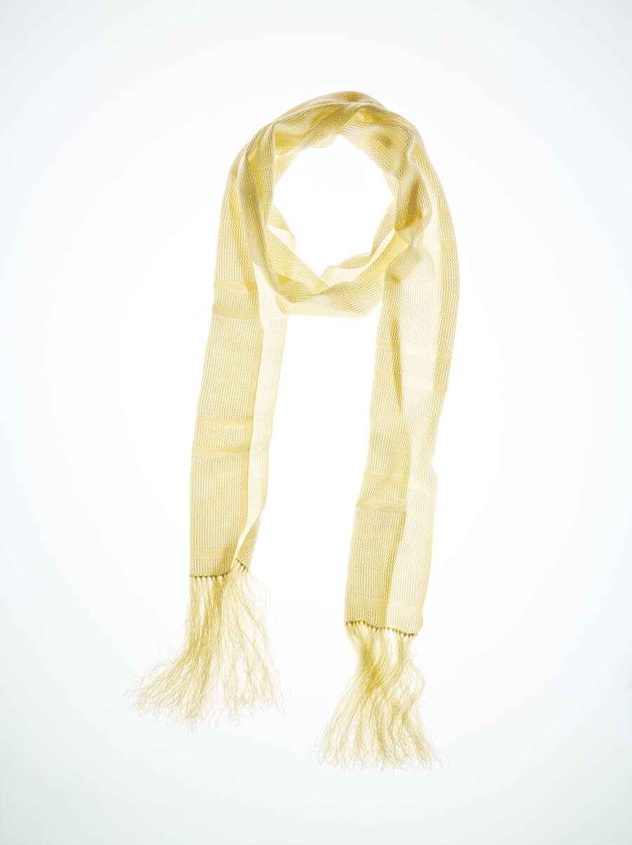 Scarf with fringes