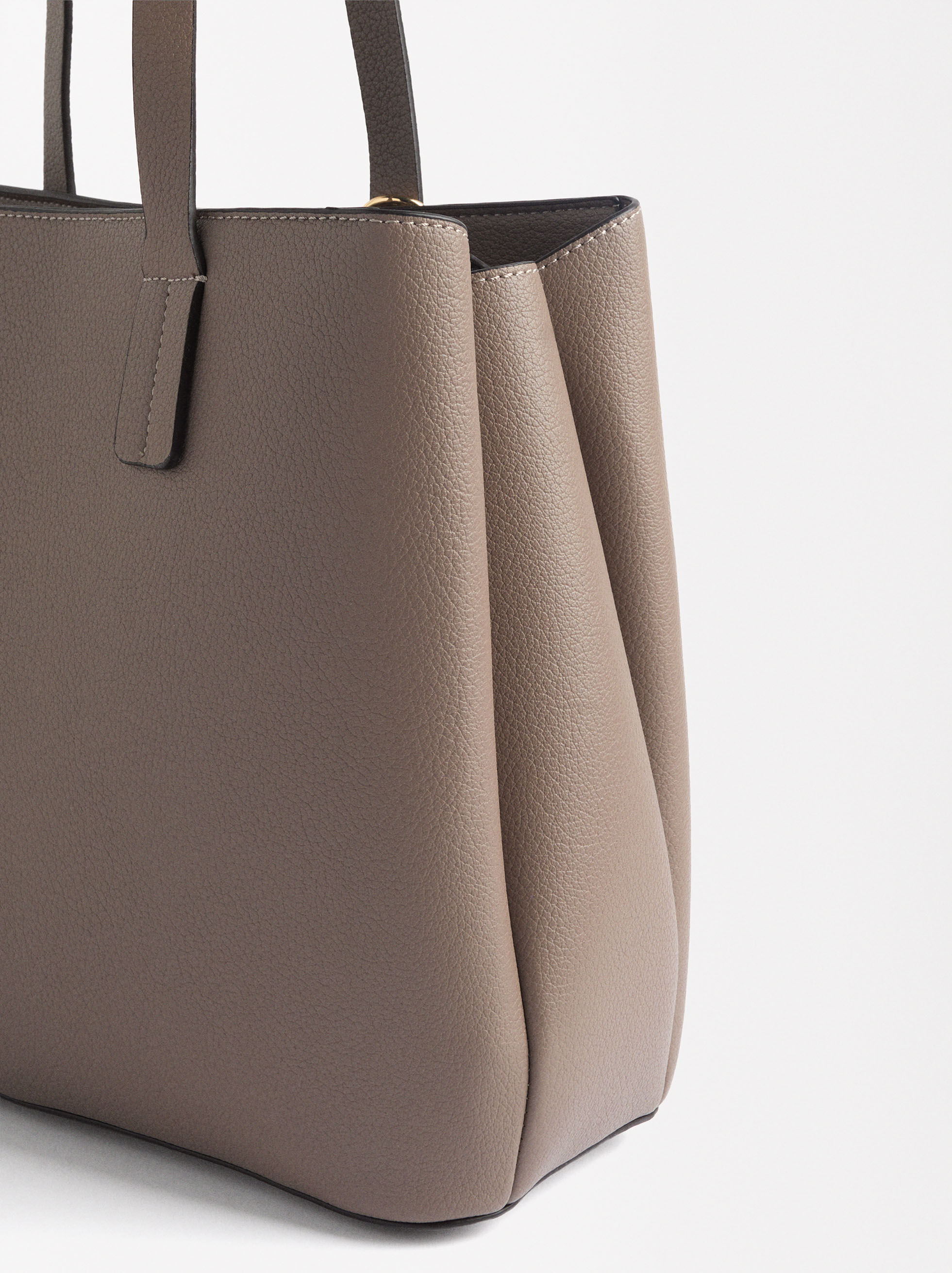Tote Bag Avec Pendentif Noir Parfois