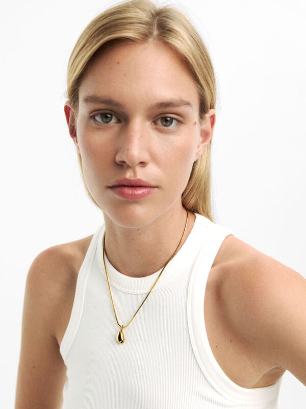 Pendant necklace set – stainless steel