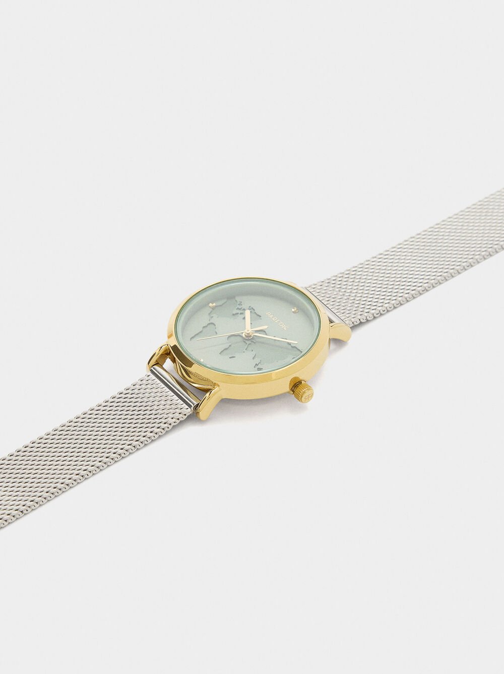 World map sphere watch