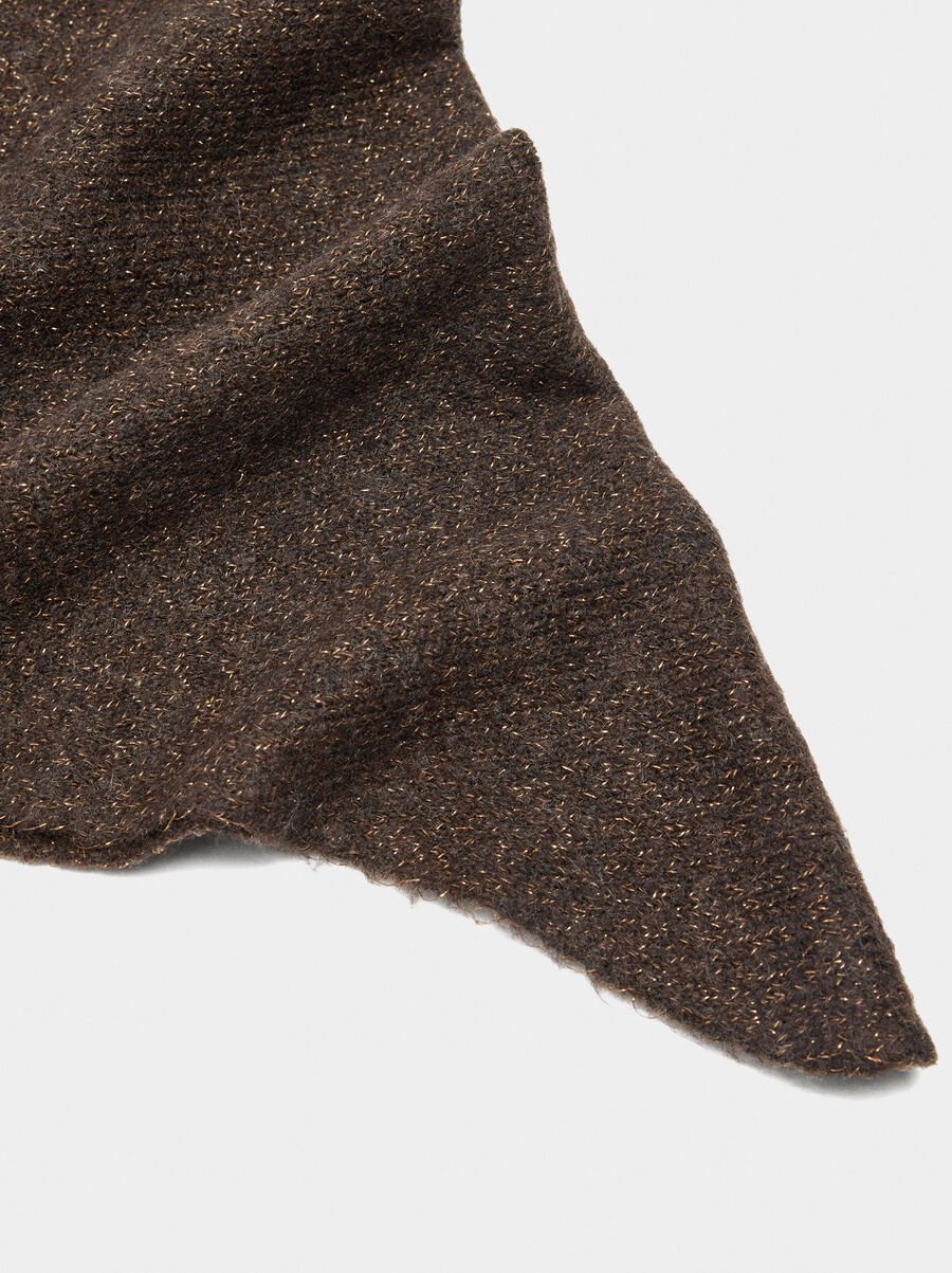 Chal de punto de lurex