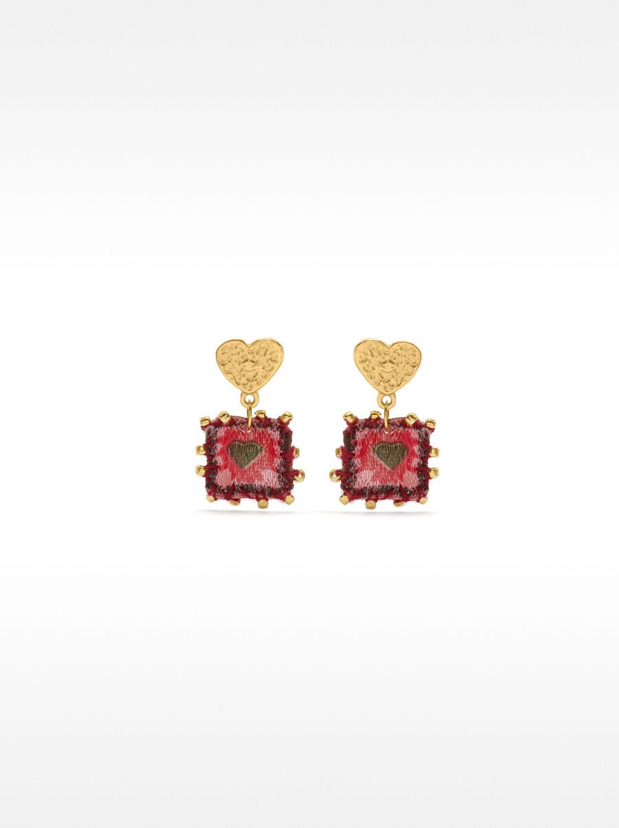 Heart earrings - 925 sterling silver