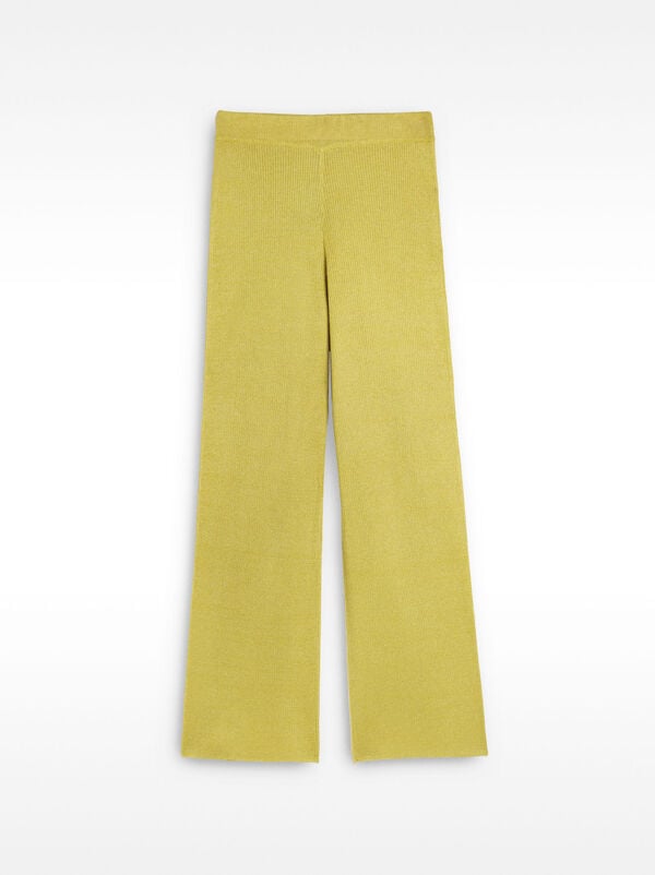 Elastic waist knit pants