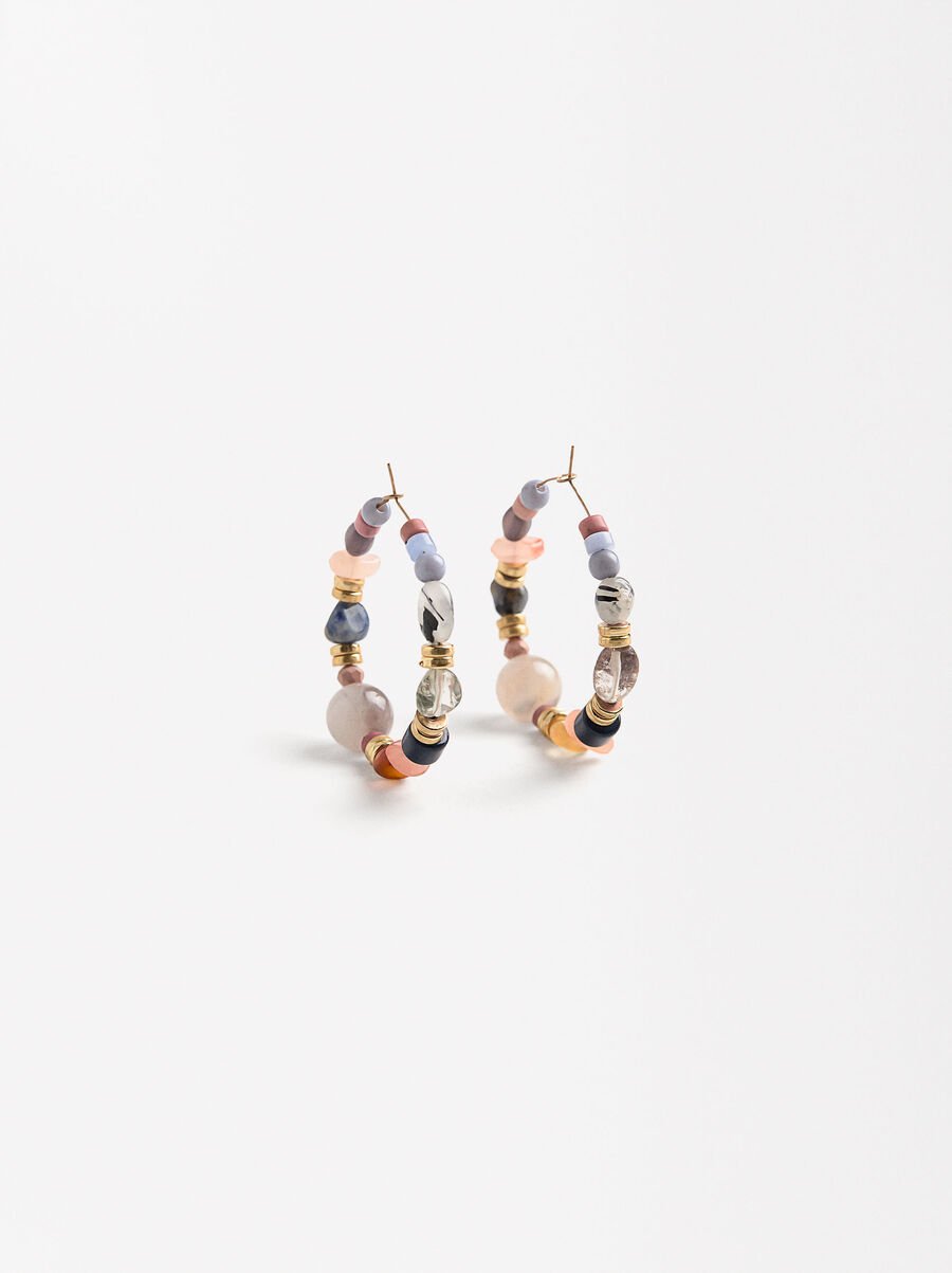 Hoops with stones