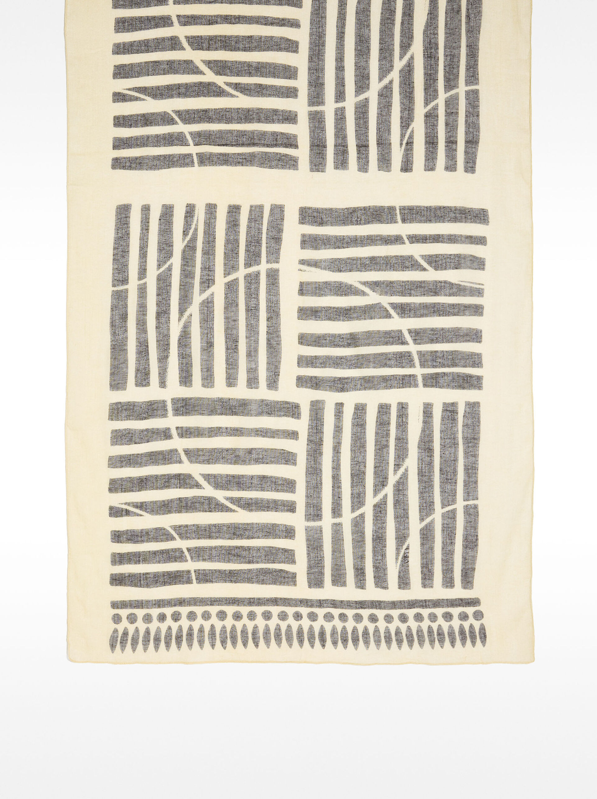 Cotton printed scarf image number 2.0